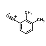 CAS 登录号：2980-86-1， 1-异氰基-2,3-二甲基苯