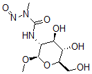 CAS 登录号:29847-17-4, 甲基 2-脱氧-2-(3-甲基-3-亚硝基脲基)-beta-D-吡喃葡萄糖苷