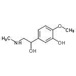 CAS 登录号：29866-04-4， 5-[1-羟基-2-(甲基氨基)乙基]-2-甲氧基苯酚