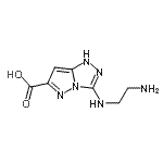 CAS 登录号：298699-41-9， 3-[(2-氨基乙基)氨基]-1H-吡唑并[5,1-c][1,2,4]三唑-6-羧酸