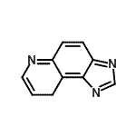 CAS 登录号：29905-88-2， 9H-咪唑并[4,5-f]喹啉