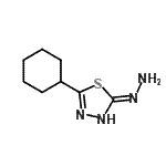 CAS 登录号：299167-04-7， 2-环己基-5-肼基-1,3,4-噻二唑