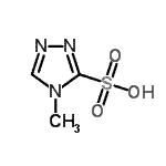CAS 登录号：29982-43-2， 4-甲基-4H-1,2,4-三唑-3-磺酸
