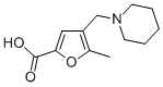 CAS 登录号：299920-95-9， 5-甲基-4-(1-哌啶基甲基)-2-呋喃羧酸