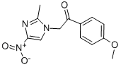 CAS#: 300395-93-1, 1-(4-Methoxyphenyl)-2-(2-Methyl-4-Nitro-1H-Imidazol-1-Yl)Ethan-1-One