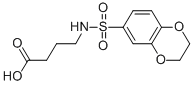 CAS#: 300571-94-2, 4-[[(2,3-Dihydro-1,4-Benzodioxin-6-Yl)Sulfonyl]Amino]-Butanoic Acid