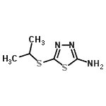 CAS 登录号：30062-47-6， 5-(异丙基硫基)-1,3,4-噻二唑-2-胺