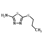 CAS 登录号：30062-49-8， 5-(丙基硫基)-1,3,4-噻二唑-2-胺
