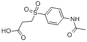 CAS 登录号：300670-60-4， 3-(4-乙酰氨基苯基)磺酰基丙酸