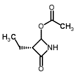 CAS 登录号：301154-81-4， (3R)-3-乙基-4-氧代-2-氮杂环丁基乙酸酯