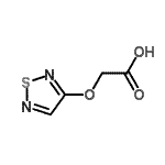 CAS 登录号：301187-63-3， (1,2,5-噻二唑-3-基氧基)乙酸