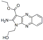 CAS 登录号：30119-32-5， 2-氨基-1-(2-羟基乙基)吡咯并[5,4-b]喹喔啉-3-羧酸乙酯