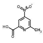 CAS 登录号：30235-16-6， 6-甲基-4-硝基-2-吡啶羧酸