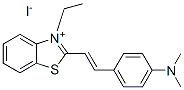 CAS#: 3028-97-5, 2-[2-[4-(Dimethylamino)phenyl]ethenyl]-3-ethylBenzothiazolium iodide