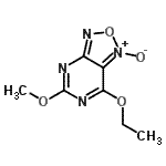 CAS 登录号：302800-65-3， 7-乙氧基-5-甲氧基[1,2,5]恶二唑并[3,4-d]嘧啶1-氧化物