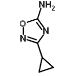 CAS 登录号：302842-68-8， 3-环丙基-1,2,4-恶二唑-5-胺