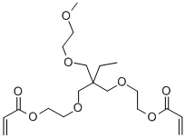 CAS 登录号：302911-84-8， 2-[2-(2-甲氧基乙氧基甲基)-2-(2-丙-2-烯酰氧基乙氧基甲基)丁氧基]乙基丙烯酸酯