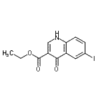 CAS 登录号：302949-01-5， 乙基6-碘-4-氧代-1,4-二氢-3-喹啉羧酸酯