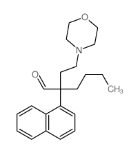 CAS 登录号:30301-13-4, 2-(2-吗啉-4-基乙基)-2-萘-1-基己醛