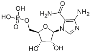 CAS 登录号：3031-94-5， 5'-氨基咪唑-4-甲酰胺-1-beta-D-呋喃核糖基 5'-单磷酸酯