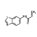 CAS 登录号：303129-78-4， N-(1,3-苯并噻唑-6-基)丙烯酰胺