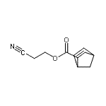 CAS 登录号：303154-39-4， 2-氰基乙基双环[2.2.1]庚-5-烯-2-羧酸酯