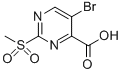 CAS#: 30321-94-9, 2-Methylsulfonyl-5-bromopyrimidine-4-carboxylic acid