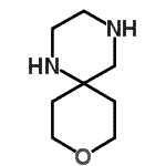 CAS 登录号：303802-17-7， 9-氧杂-1,4-二氮杂螺[5.5]十一烷