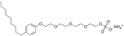 CAS 登录号：30416-77-4， 2-[2-[2-[2-(4-壬基苯氧基)乙氧基]乙氧基]乙氧基]乙基硫酸酯铵盐