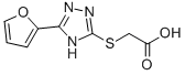 CAS#: 30452-55-2, (5-Furan-2-Yl-4H-[1,2,4]Triazol-3-Ylsulfanyl)-Acetic Acid