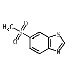 CAS 登录号：304660-64-8， 6-(甲基磺酰基)-1,3-苯并噻唑