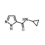 CAS 登录号：305346-24-1， N-环丙基-1H-吡唑-5-甲酰胺