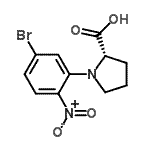 CAS 登录号：305790-76-5， 1-(5-溴-2-硝基苯基)-L-脯氨酸