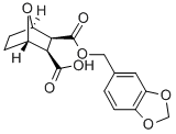 CAS 登录号：30627-54-4， (1R,4S)-6-(1,3-苯并二氧戊环-5-基甲氧羰基)-7-氧杂双环[2.2.1]庚烷-5-羧酸
