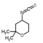 CAS 登录号：306326-11-4， 4-异硫氰酸基-2,2-二甲基四氢-2H-吡喃