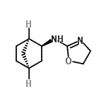CAS 登录号：306774-48-1， N-[(1R,2S,4S)-双环[2.2.1]庚-2-基]-4,5-二氢-1,3-恶唑-2-胺