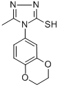 CAS 登录号：306936-85-6， 4-(2,3-二氢-1,4-苯并二氧杂环己-6-基)-5-甲基-4H-1,2,4-三唑-3-硫醇