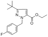 CAS 登录号:306936-98-1, 3-(叔丁基)-1-(4-氟苄基)-1H-吡唑-5-羧酸乙酯