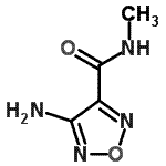 CAS#: 30720-84-4, 4-Amino-N-Methyl-1,2,5-Oxadiazole-3-Carboxamide