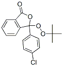CAS 登录号:30723-78-5, 3-(叔丁基二氧基)-3-(4-氯苯基)苯酞