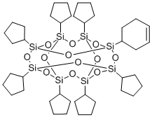 CAS 登录号：307496-29-3， 1-(3-环己烯-1-基)-3,5,7,9,11,13,15-七环戊基五环[9.5.1.13,9.15,15.17,13]八硅氧烷