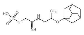CAS 登录号：30771-86-9， 1-[1-[(1-氨基-2-磺基巯基乙基亚基)氨基]丙-2-基氧基]金刚烷