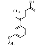 CAS#: 307923-93-9, N-Ethyl-N-(3-Methoxyphenyl)-beta-Alanine