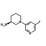 CAS 登录号：309960-67-6， (3S)-1-(5-氟-3-吡啶基)-3-哌啶胺