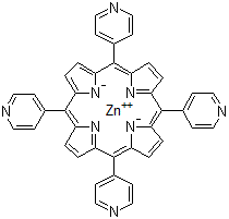 CAS 登录号：31183-11-6， 5,10,15,20-四(4-吡啶基)-21H,23H-卟吩锌