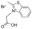 CAS 登录号：3121-52-6， 2-(2-甲基-1,3-苯并噻唑-3-鎓-3-基)乙酸溴化物