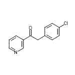 CAS 登录号：31251-54-4， 2-(4-氯苯基)-1-(3-吡啶基)乙酮