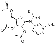 CAS 登录号：31281-86-4， 2',3',5'-三-O-乙酰基-8-溴腺苷