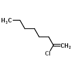 CAS 登录号：31283-43-9， 2-氯-1-辛烯