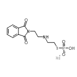 CAS 登录号：31327-86-3， 钠S-(2-{[2-(1,3-二氧代-1,3-二氢-2H-异吲哚-2-基)乙基]氨基}乙基)氢硫代磷酸酯